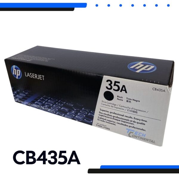 Tóner HP CB435A 35A Negro Original Compatible con HP LaserJet P1005 / P1006