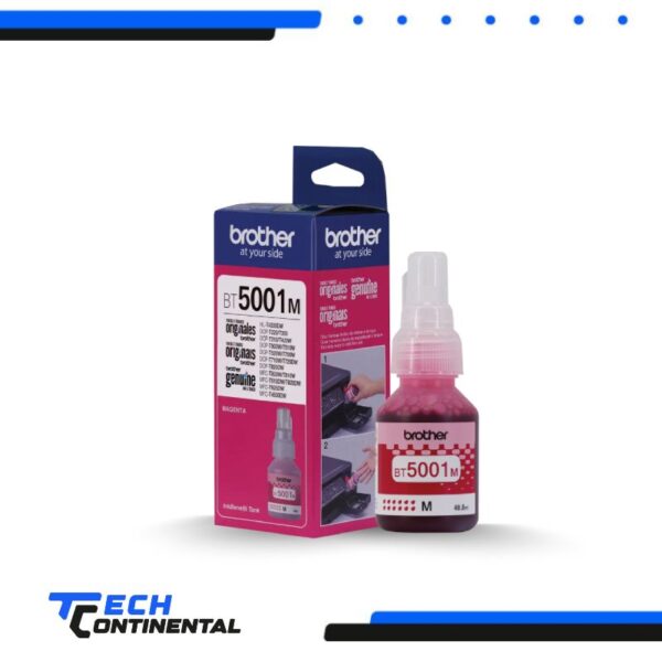 Tinta Brother BT5001M Magenta Original para DCP-T300W / T500W / T700W