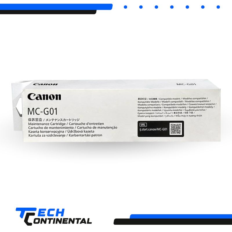 Cartucho de Mantenimiento Canon MC-G01 Original para Impresoras MAXIFY GX