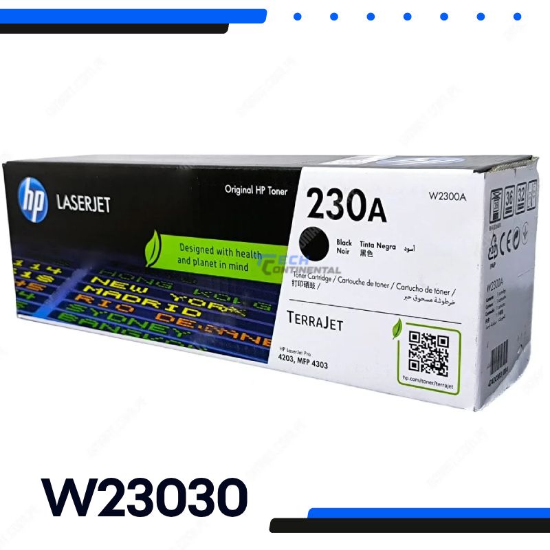 Toner Hp 230A W2300A Negro Laserjet Pro 4203, Mfp 4303