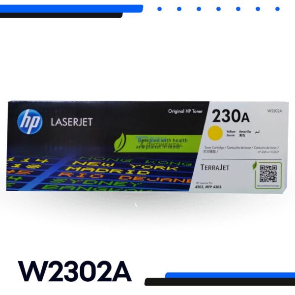 Toner Hp 230A W2302A Yellow Laserjet Pro 4203, Mfp 4303