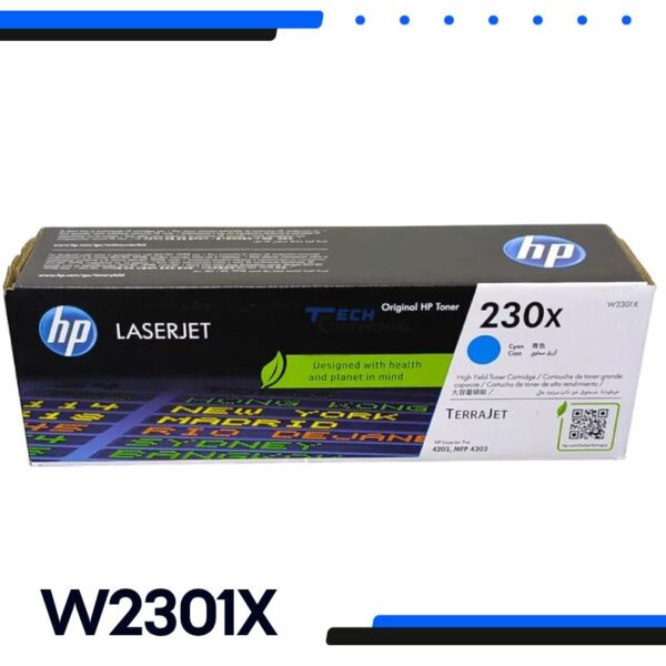 Toner Hp 230X W2301X Cyan Laserjet Pro 4203, Mfp 4303