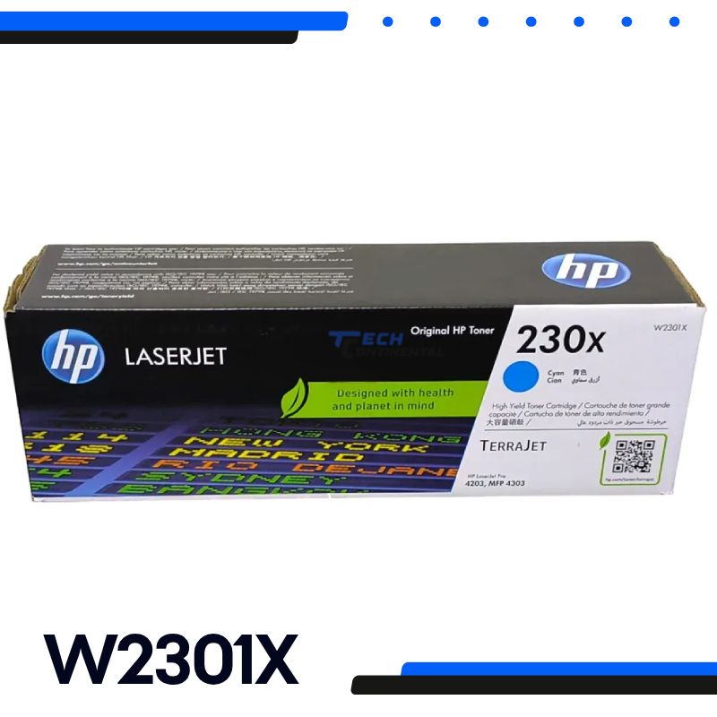 Toner Hp 230X W2301X Cyan Laserjet Pro 4203, Mfp 4303