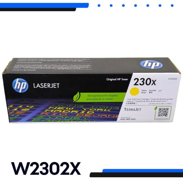 Toner Hp 230X W2302X Yellow Laserjet Pro 4203, Mfp 4303