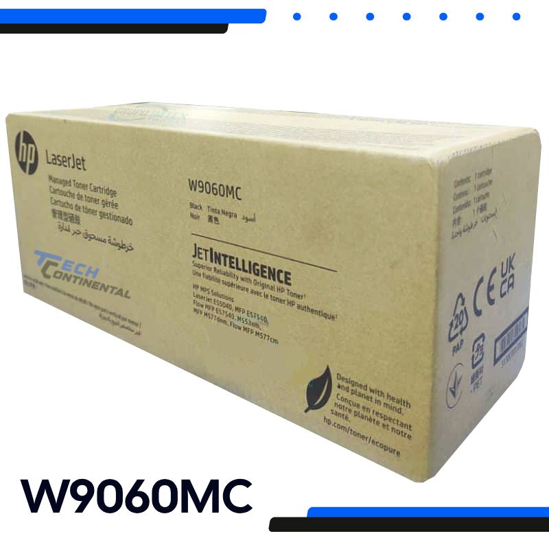 Toner Hp W9060MC Black Laserjet E55040, Mfp E57540, Flow Mfp E57540