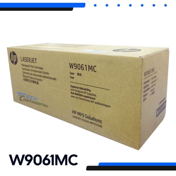 Toner Hp W9061MC Cyan Laserjet E55040, Mfp E57540, Flow Mfp E57540