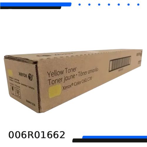 Toner Xerox 006R01662 Amarillo Para C60, C70
