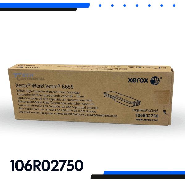 Toner Xerox 106R02750 Yellow Workcentre 6655