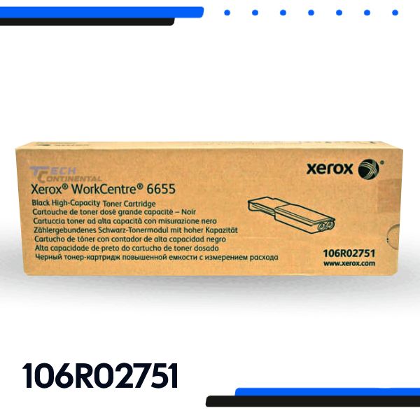 Toner Xerox 106R02751 Negro Workcentre 6655