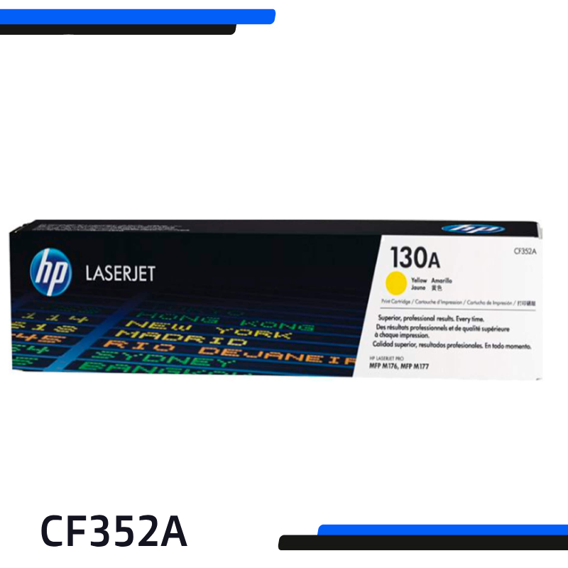 Tóner HP 130A CF352A Yellow Original | LaserJet Pro M176 / M177