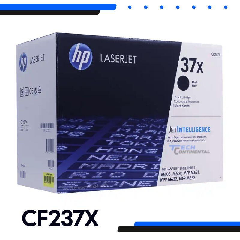 Tóner HP 37X CF237X Negro Original (Alta Capacidad)