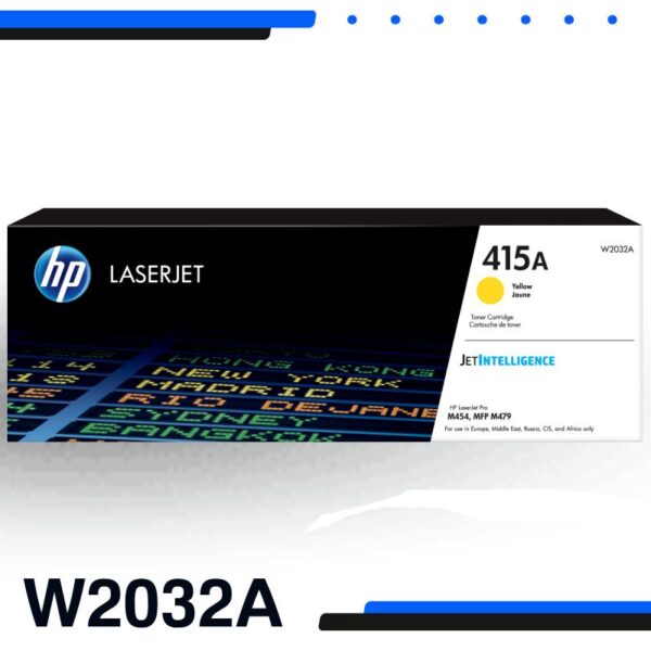 Tóner HP 415A Yellow W2032A Original | LaserJet Pro M454 / M479