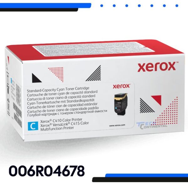 Toner Xerox 006R04678 Cyan C410, C415
