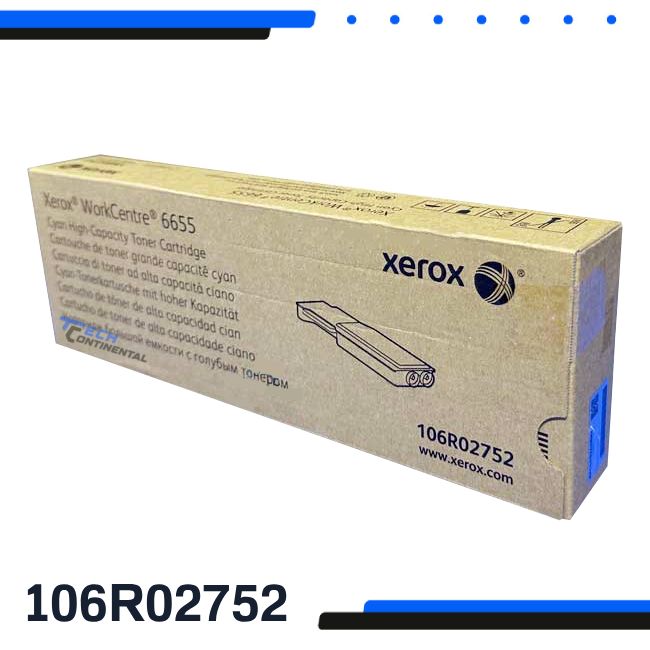 Toner Xerox 106R02752 Cyan Workcentre 6655