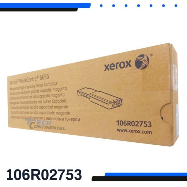 Tóner Xerox 106R02753 Magenta Original | WorkCentre 6655 | 7,500 Páginas