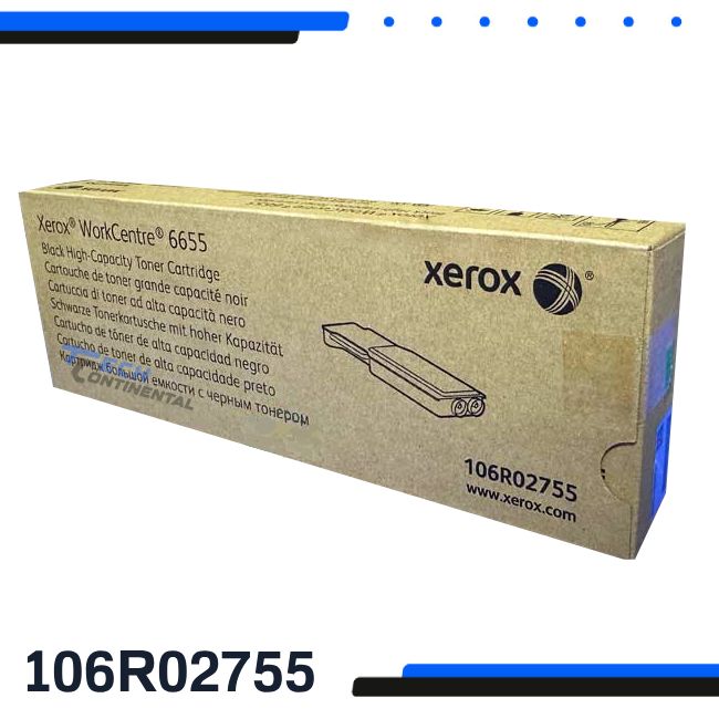 Toner Xerox 106R02755 Black Workcentre 6655